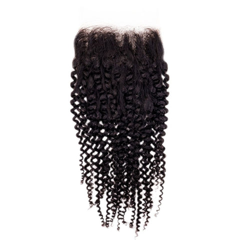 14" Afro Kinky Curly Closure
