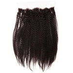 18" Brazilian Kinky Straight Lace Frontal